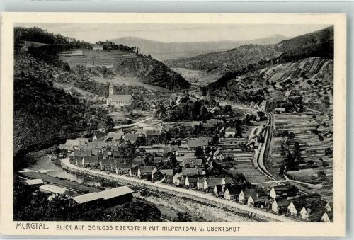 Hilpertsau Schloss Eberstein Foto-AK