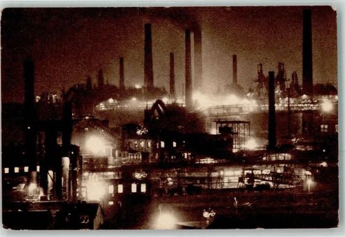 Völklingen Eisen-Werke bei Nacht