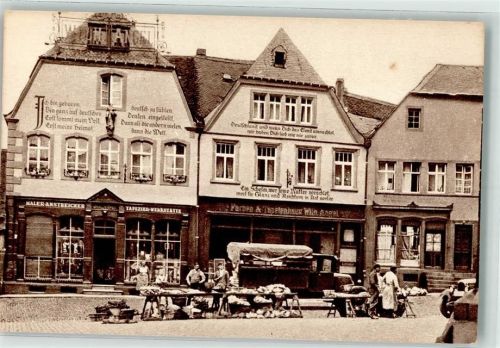 St. Wendel Marktszene Domplatz LKW Foto Saar-Bild-Archiv