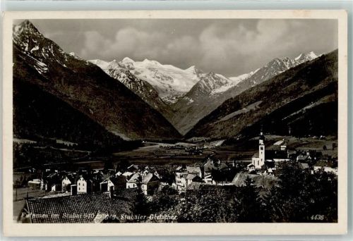 Fulpmes WK II Stempel im Stubai gegen Stubaier Gletscher