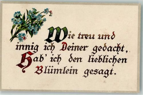 1913 Poesie Spruch ASB Nr.375