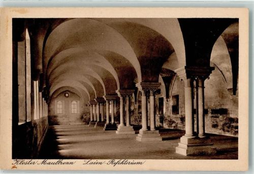 Maulbronn 1932 Cisterzienser Kloster Laien-Refektorium