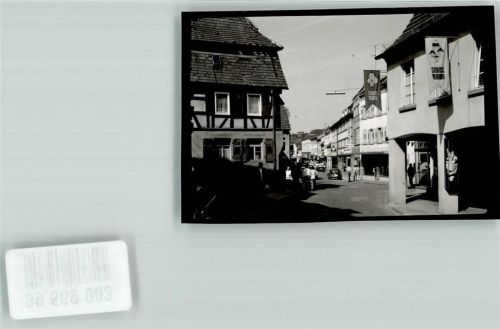 Sinsheim Foto Original aus Archiv eines Ansichtskartenverlags Bahnhofstrasse Ort handschriftlich