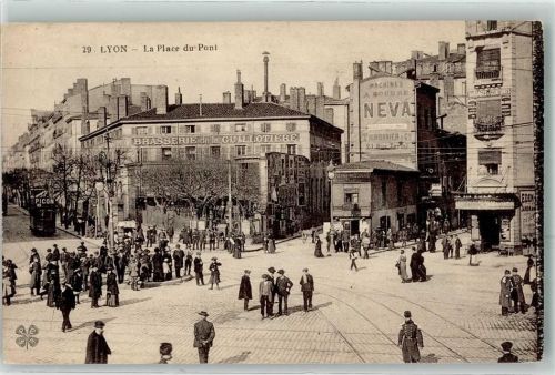 Lyon la Place du Pont Straßenbahn