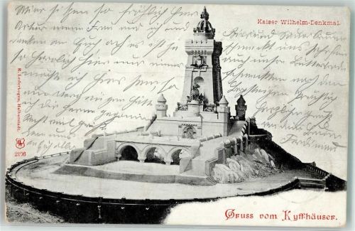Bad Frankenhausen 1899 Kyffhauser Kaiser Wilhelm Denkmal
