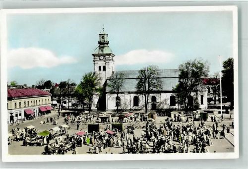 Göteborg Marktszene Kirche Varberg