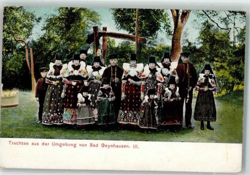 Bad Oeynhausen 1905 Tracht Pfeife