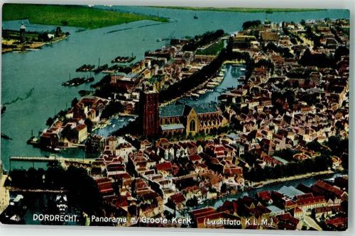 Dordrecht Fliegeraufnahme Große Kirche