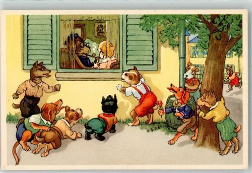 Hunde Pfeife Colorprint Nr.53800-5