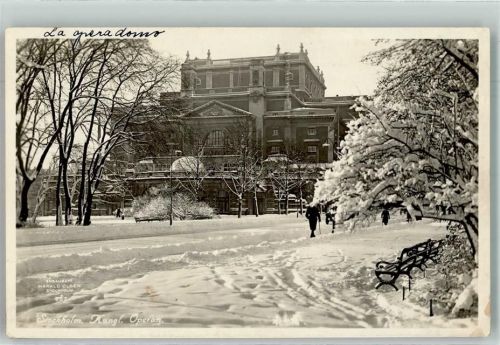 Stockholm Oper Winter