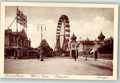 Wien Lustspieltheater Riesenrad Prater Gasthaus Eisvogel