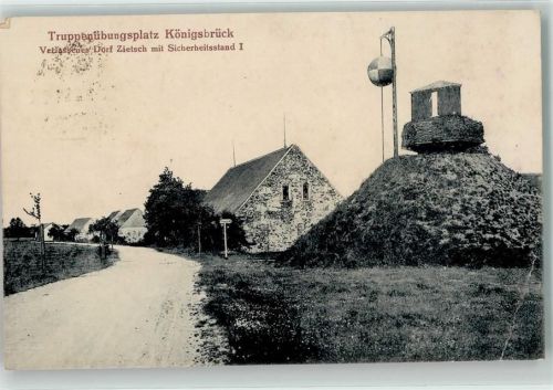 Königsbrück Truppenübungsplatz Königsbrück verlassenes Dorf Zietsch mit Sicherheitsstand I