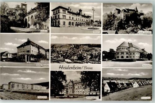 Heidenheim Schlosshof Schiller Oberschule Bahnhof Kreiskrankenhaus