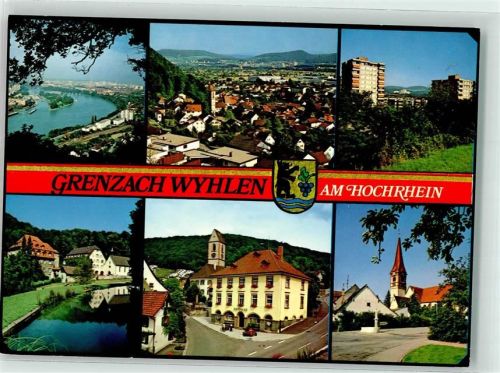 Grenzach Wyhlen Hochrhein Kirche Rathaus Hochhaus