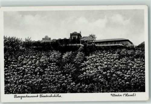 Werder Bergrestaurant Friedrichshöhe Gasthaus