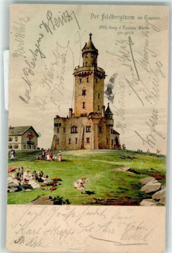 Feldberg 1903 Der Feldbergturm