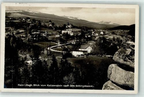 Hain Riesengebirge Bahnpost Breslau-Kohlfurt