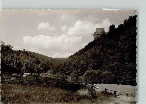 Neustadt Talstraße mit Burg Spangenberg Ort lt. Recherche