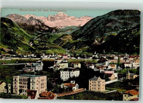 Bozen Gries mit Rosengarten