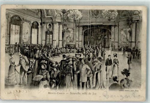 Monte Carlo 1901 Casino Salle de Jeu