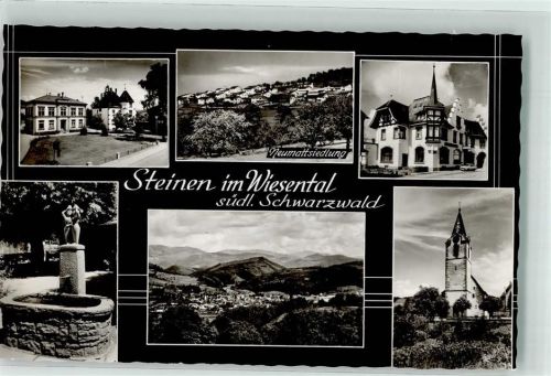 Steinen Kirche Rathaus Neumattsiedlung
