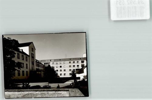Buchloe Krankenhaus Foto Original aus Archiv eines Ansichtskartenverlags Ort handschriftlich