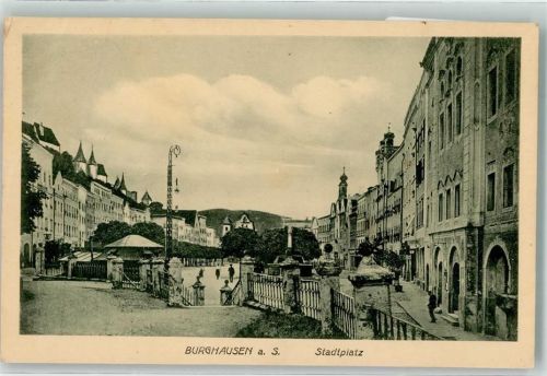 Burghausen 1918 Stadtplatz