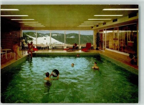 79695 W7861 Wieden , Schwarzw - Berghotel Wiedener Eck Schwimmbad