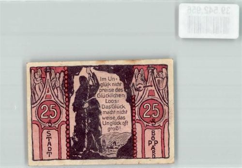Boppard 1921 25 Pfg. Bruder Michael Bopparder Notgeld Nr. 00592