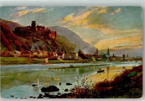 Heidelberg 1917 Burg Floß