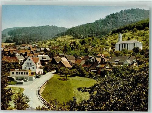 Lautenbach Gasthaus Pension Lautenfels und Kirche Mariä Heimsuchung