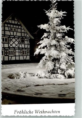 Malsch Winter Weihnachtsgrüsse Tannenbaum