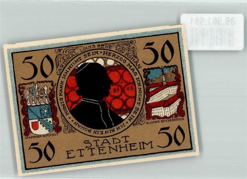 Ettenheim Notgeld 50 Pfenning
