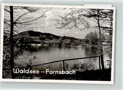 Fornsbach Foto Original aus Archiv eines Ansichtskartenverlags Wadlsee Ort handschriftlich