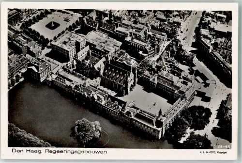 Den Haag Fliegeraufnahme Regeeringsgebouwen