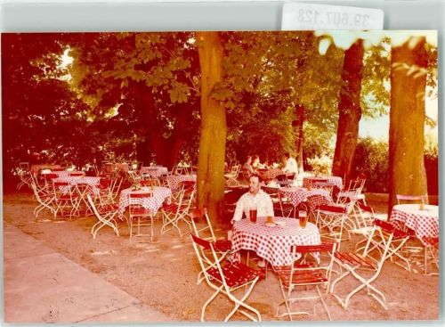 Göggingen Gasthaus Zum Ochsen Biergarten Ort handschriftlich Foto Original aus Archiv eines Ansichtskartenverlags