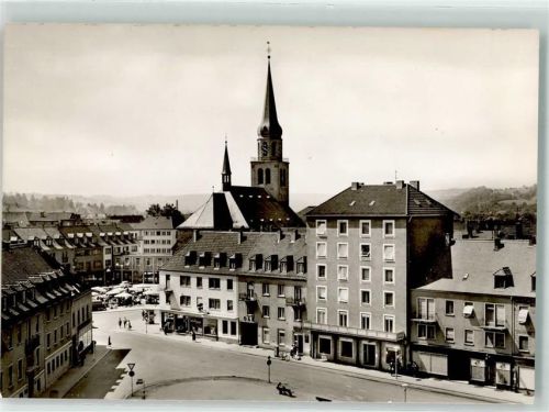 Zweibrücken Schlossplatz Marktplatz Marktszene Alexanderkirche