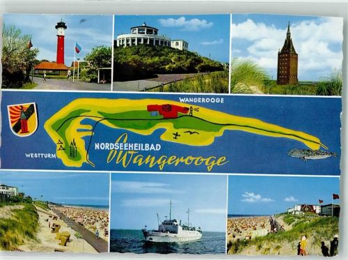 Wangerooge 1964 Leuchtturm Strand Schwimmbad Cafe Pudding Westturm MS Oldenburg