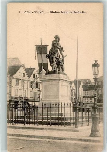 Beauvais 1905 Denkmal Jeanne Hacette