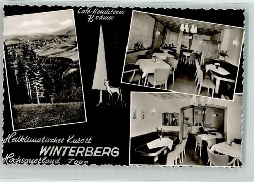Winterberg Cafe Konditorei Krämer Gastraum Hochsauerland 700 m