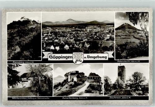 Göppingen Ramsberg Hohenstaufen Wäscherschloss Ruine Rechberg Staufeneck