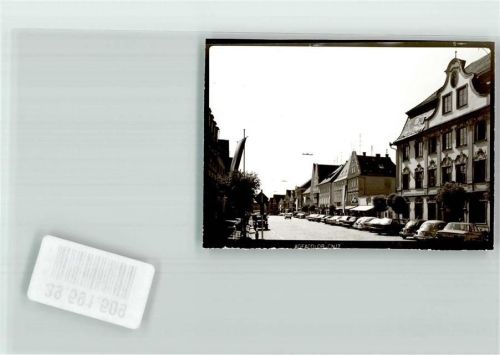 Günzburg Marktplatz VW Käfer Oldtimer Ort handschriftlich Foto Orginal aus Archiv eines Ansichtskartenverlags