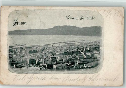 Rijeka 1899 Hafen