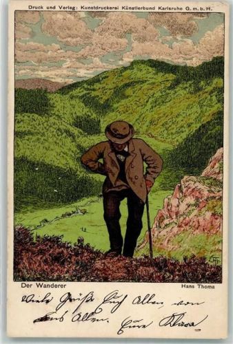 1910 Der Wanderer Verlag Künstlerbund Karlsruhe