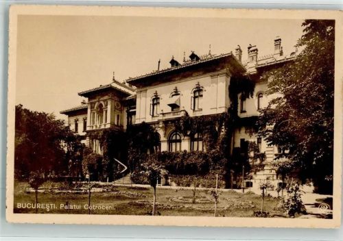 Bukarest Bucuresti Foto AK Cotroceni-Palast