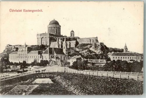 Esztergom 1918 Burg Kirche