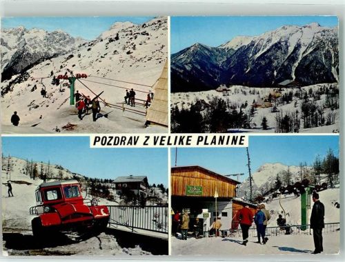 Kamnik Schneeraupe Skilift Velika Planina Hotel Simnovec
