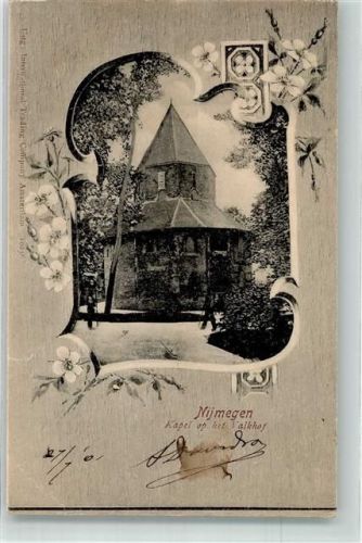 Nijmegen 1901 Kirche Lithographie