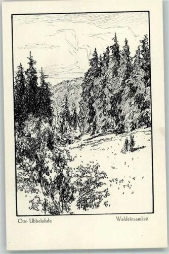 Waldeinsamkeit , aus dem Heimatbuch meine Wälder