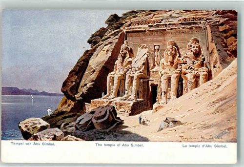 Tempel von Abu Simbel Serie 672a Ägypten II. Nr. 4